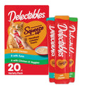 Hartz Delectables Squeeze Up Variety Packs Interactive Lickable Wet Cat Treats, 20 Count