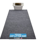 Drymate Jumbo Cat Litter Box Mat, Waterproof Urine-Proof, Absorbent, Machine Washable, Contains Mess, Soft on Paws, Kitten Supplies 29x44, Light Grey