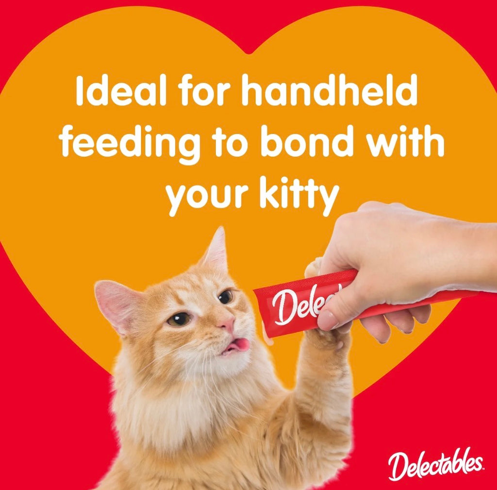 Hartz Delectables Squeeze Up Variety Packs Interactive Lickable Wet Cat Treats, 20 Count