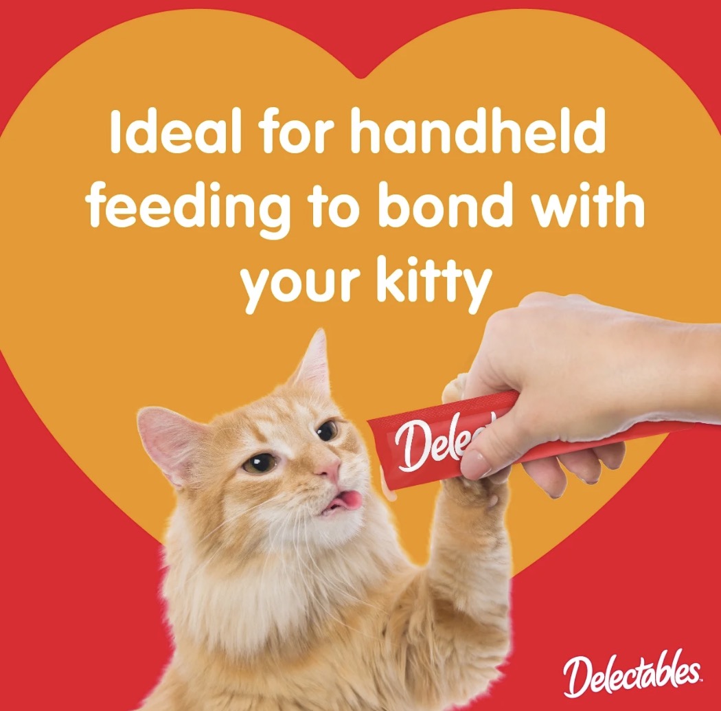 Hartz Delectables Squeeze Up Variety Packs Interactive Lickable Wet Cat Treats, 20 Count
