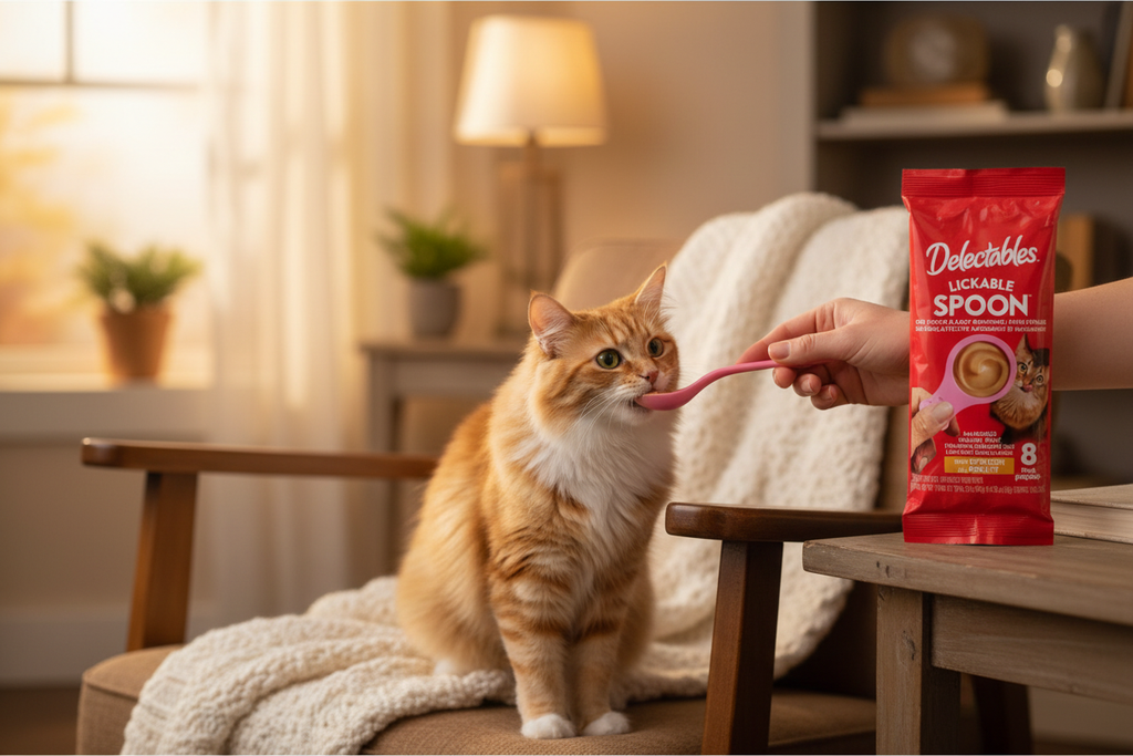 Hartz Delectables Lickable Spoon Interactive Wet Cat Treats - Chicken (4-Pack)can you a
