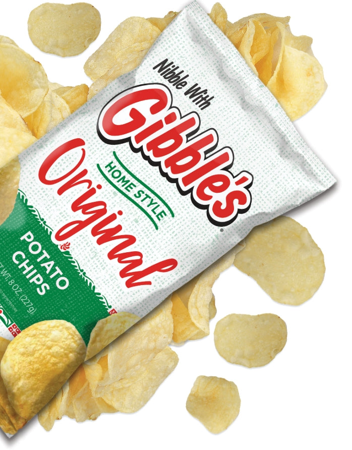 Gibble's Original Potato Chips, Home Style Original Flavor, 8 oz (Pack of 4) – Pennsylvania Local Favorite