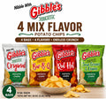 Gibble's Variety Pack Original, Red Hot, BBQ, Sour Cream Onion-8oz each. Taste of PA
