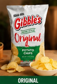 Gibble's Variety Pack Original, Red Hot, BBQ, Sour Cream Onion-8oz each. Taste of PA