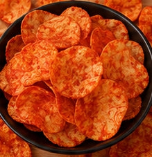 Gibble's Red Hot Spicy Potato Chips, 8 oz Bags (Pack of 4) | Pennsylvania Hometown Favorite