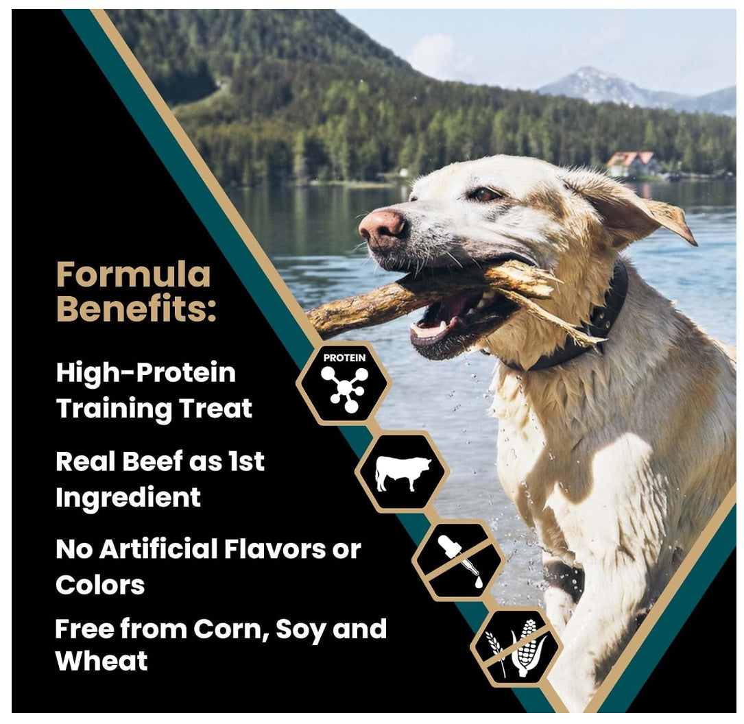 VICTOR Super Premium Dog Treats – Classic Hi-Pro Savory Bites with Real Beef – Supports Immune System, Digestive Health, & Healthy Coat – Tender Beef Treats for Active and Sporting Dogs, 14oz