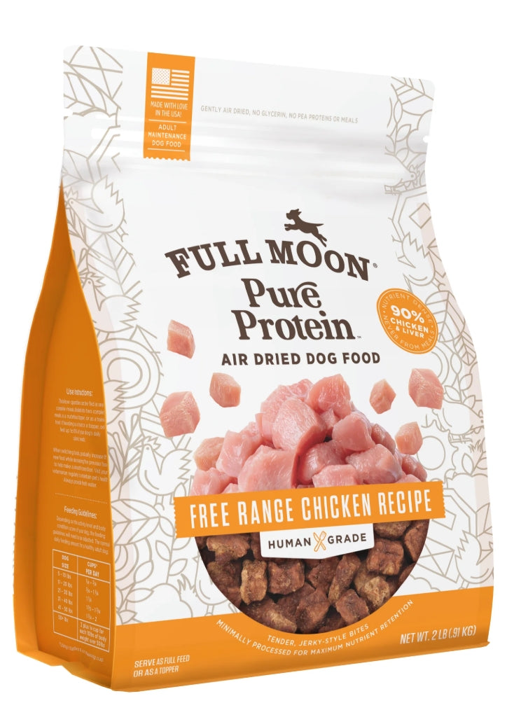 Full Moon Air Dried Chicken Dog Food (Premium Feed, 32 Ounces)