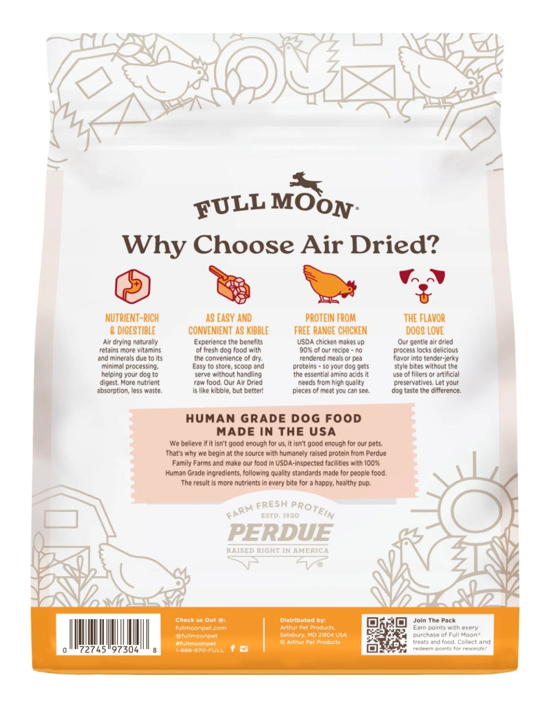 Full Moon Air Dried Chicken Dog Food (Premium Feed, 32 Ounces)