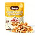 PAWUP Chicken Wrapped Calcium Bone Dog Treats, Dog Bones Rawhide Free, Dog Teeth Cleaning Chews for Small Medium Large Dogs, 10.6oz