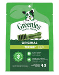 Greenies Original Flavor Adult Natural Dental Dog Treats Teenie Size, 12 oz Pack (43 Count)Greenies Original Flavor Adult Natural Dental Dog Treats Teenie Size, 12 oz Pack (43 Count)