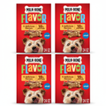 4 packs Milk Bone Flavor Snacks Small Dog Biscuits, Flavored Crunchy Dog Treats, 24 oz each Box