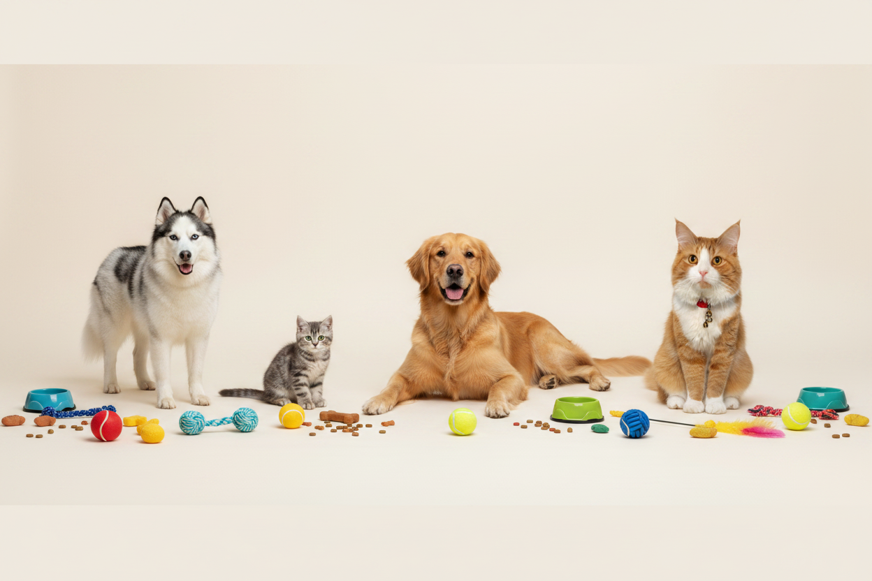 Wide Banner Full Pets Visible